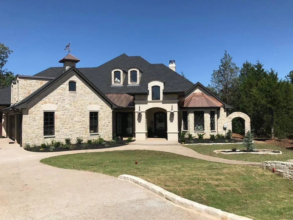 Custom home exterior by Jack Steed Homes — view 5