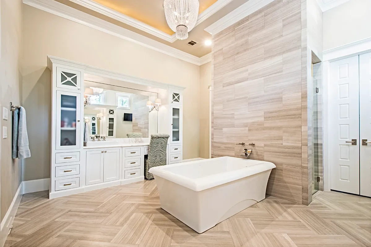 A custom home interior crafted by Jack Steed Homes